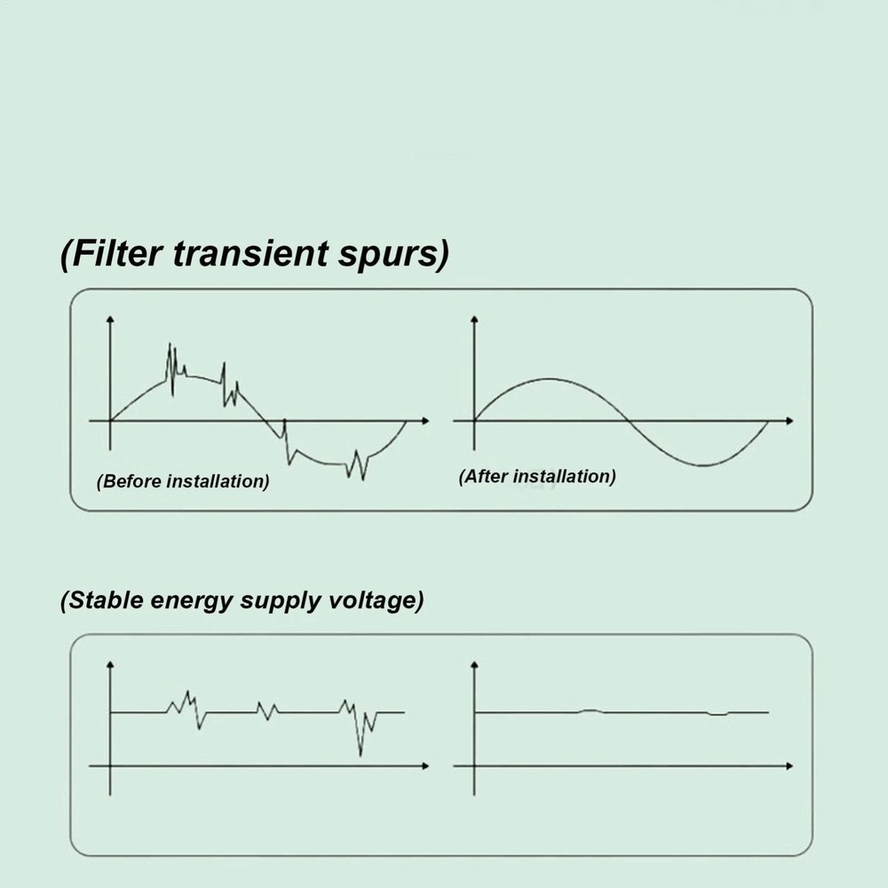 Energy Saving Device Stopwatt Electricity Saving Box Stabilize Voltage Device-US