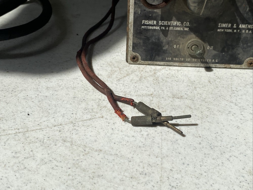Fischer Scientific Vintage Voltage Tester. Asis. Needs Work