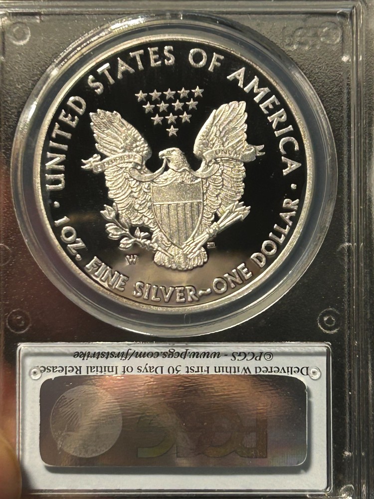 2014 W - Proof Silver American Eagle - PCGS PR 69 DCAM First Strike