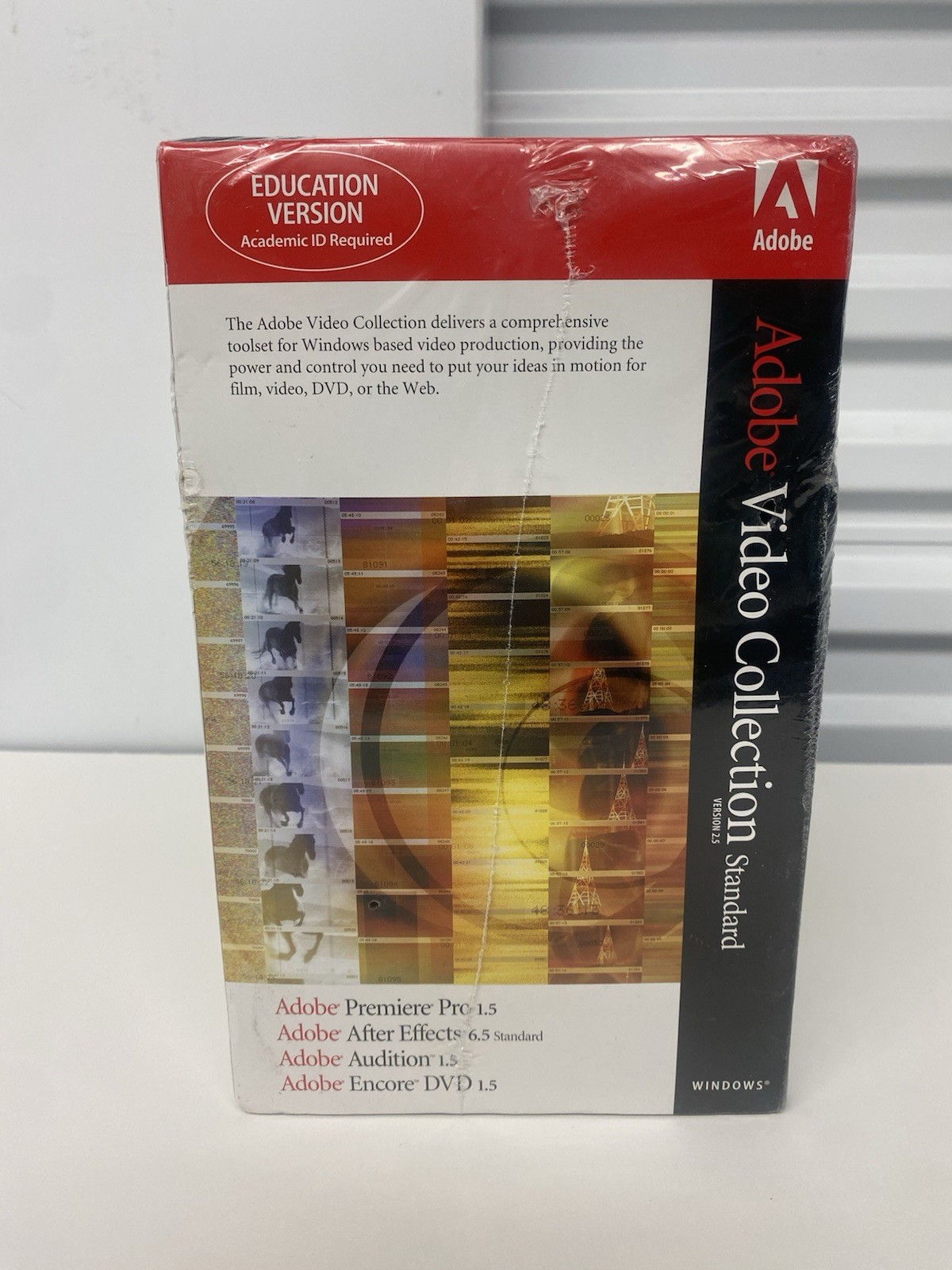 ADOBE VIDEO COLLECTION STANDARD EDUCATION VERSION 2.5 NEW & SEALED