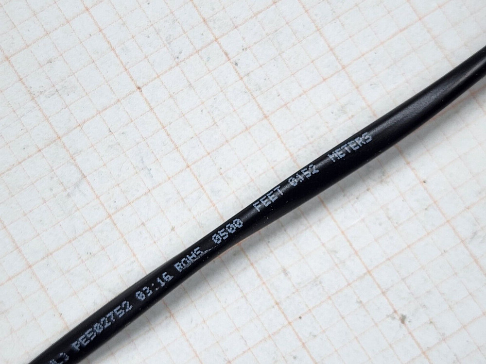 Belden Wire 6300UE 18/2C Control/Speaker/Audio Cable Plenum CMP Black /100ft