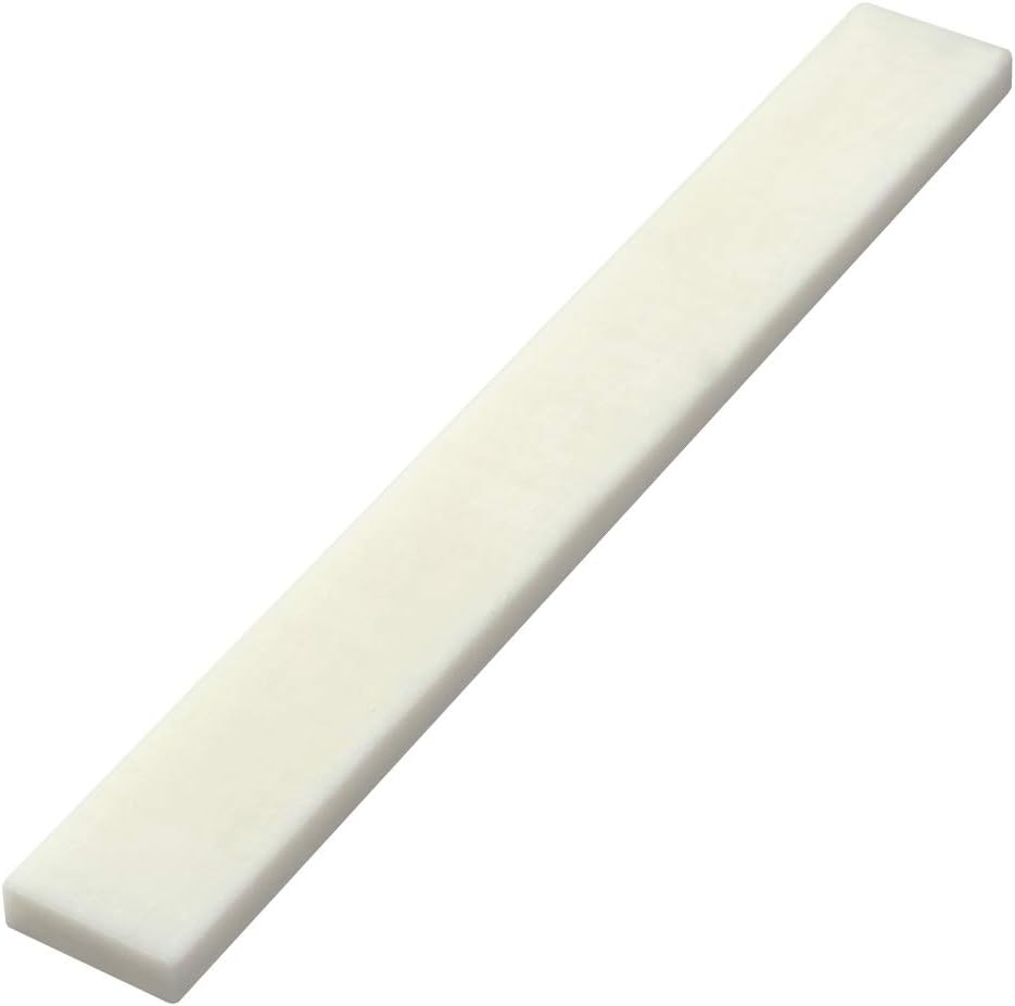 10Pcs 80*3*10mm White Bone Guitar String Bridge Saddle For Acoustic Classical US