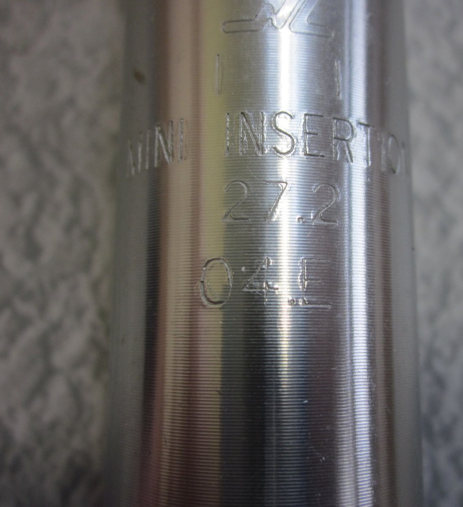 Hsin Lung 27.2 shock seat post silver NOS