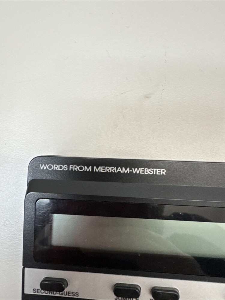 Franklin Electronics Crossword Puzzle Solver CW-50 Tested Working
