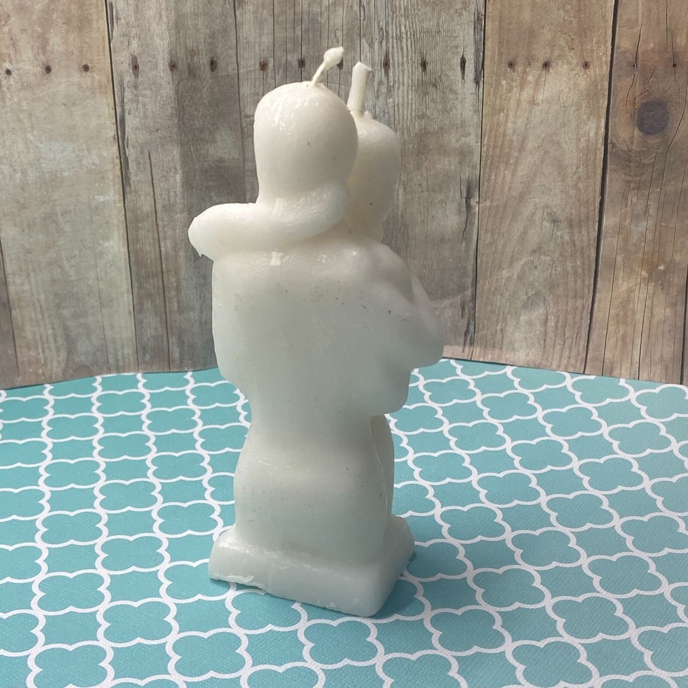 Erotic Couple Candle White