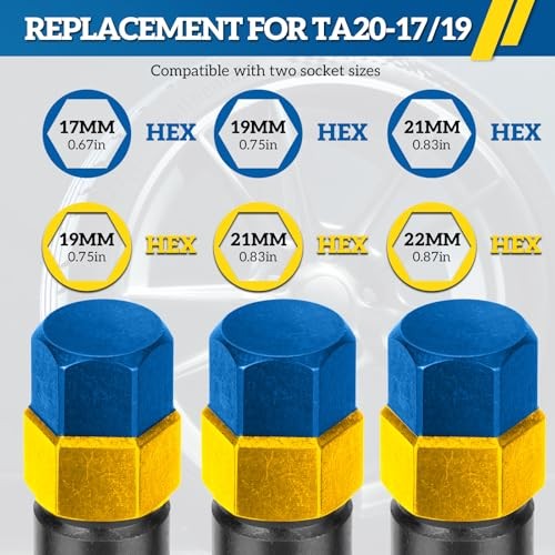 10 Spline Lug Nut Socket,Nut Socket Compatible with Bimecc 10-Spline 3 Pieces