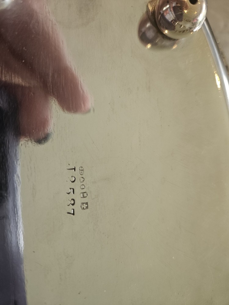 Silver Plated Dish With Handle