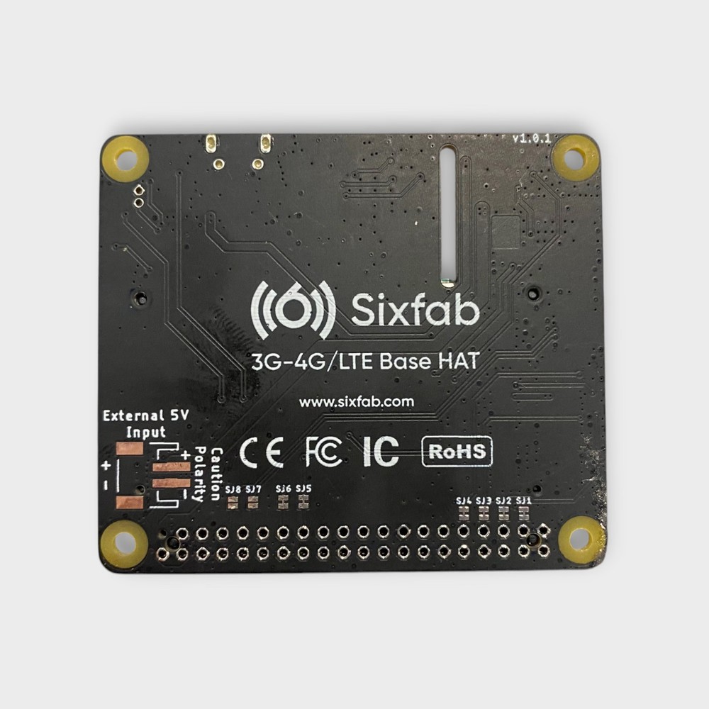 Sixfab Base HAT w/ Quectel EG25-G 4G LTE Cellular Modem for Raspberry Pi - Used