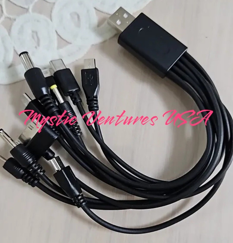 10 In 1 Micro USB Multi-Cable Charger Charging Cable For Mobile Phone Accessorie