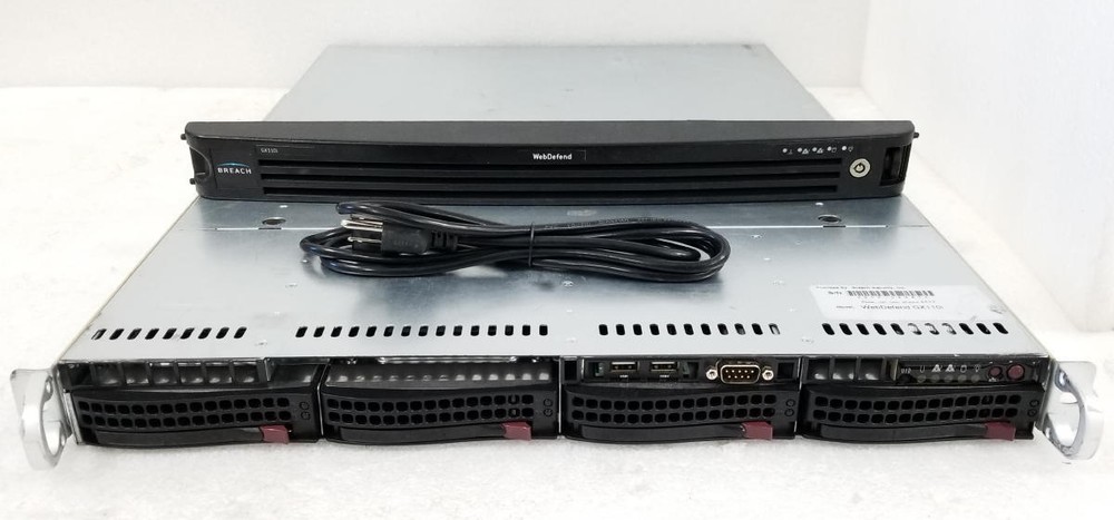 Trustwave Breach WebDefend GX110i Web Application Firewall WAF 500GB HDD