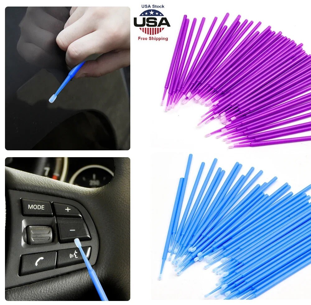 200× Touch Up Paint Micro Brush Clean Accessories Brushes Small Tips Applicator