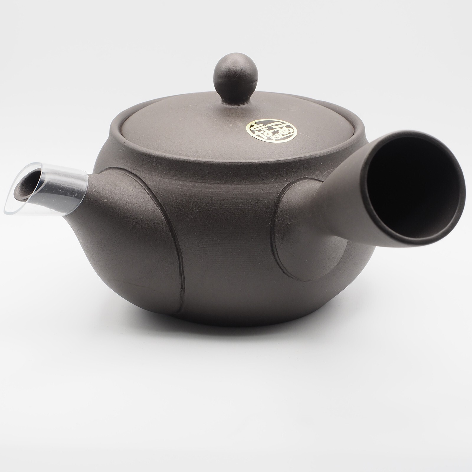 Japanese Teapot Kyusu Tokoname Ware 'Dark Gray Ceramesh' 330ml Japan-Made NEW