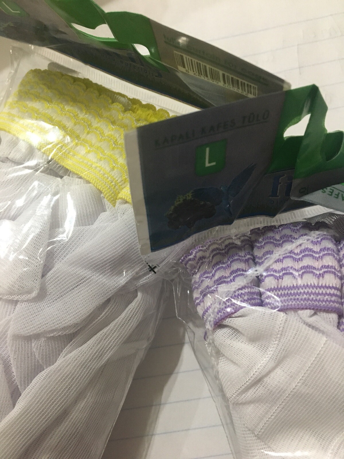 Bird Cage Pocket Style Seed Catcher Guard Tulle Large max 70 “ circumference