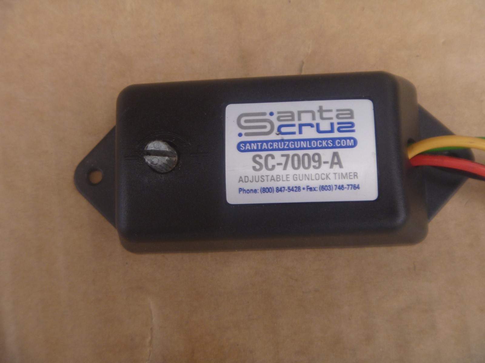 Santa Cruz Adjustable Gun Lock Timer SC-7009-A
