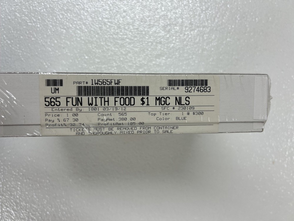 Pull Tickets “Chopped & Diced”