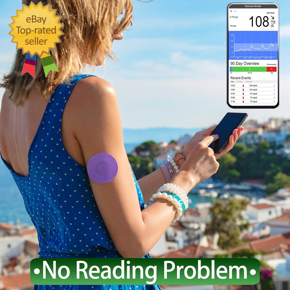 Waterproof Libre 3 Sensor Covers, 20Pack Freestyle Adhesive Patches for Libre 3