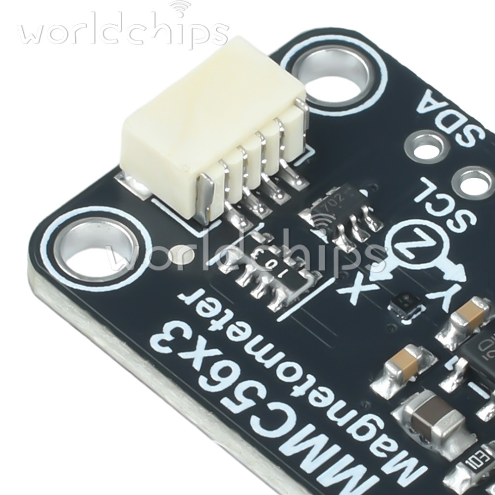 MMC5603 Three-axis Magnetometer Module Compatible with STEMMA QT/Qwiic interface