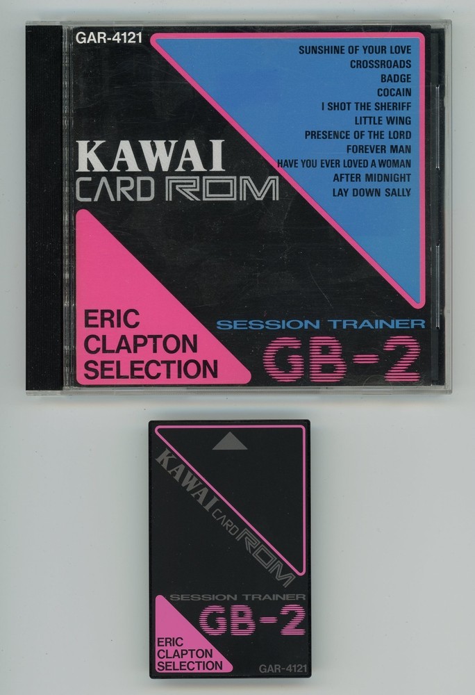 Kawai Session Trainer GB-2 ROM Card GAR-4121 Eric Clapton