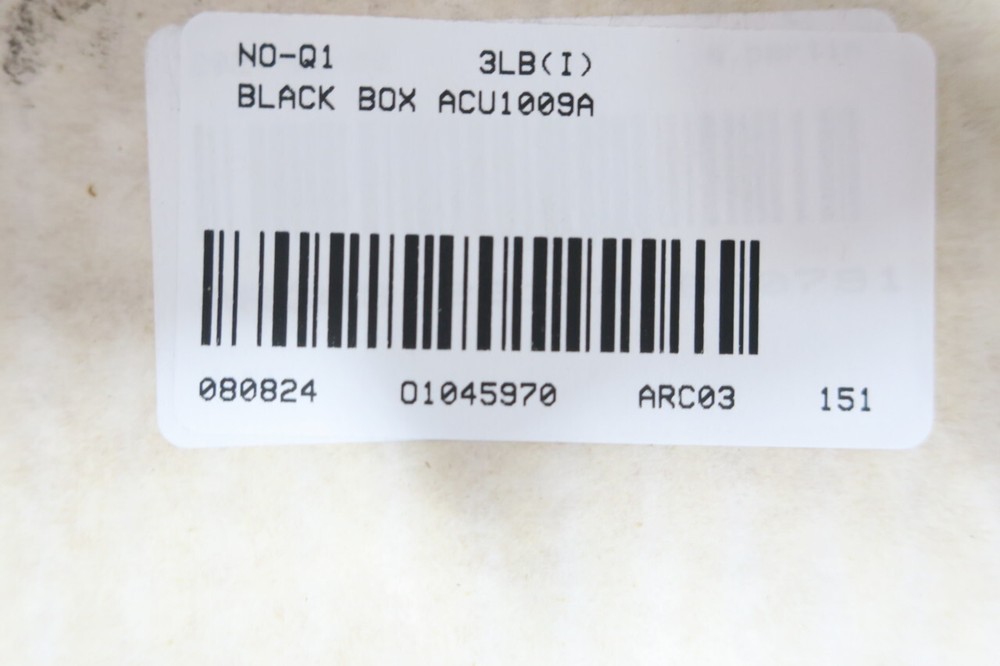 Black Box ACU1009A Servswitch Cat5 Kvm Extender