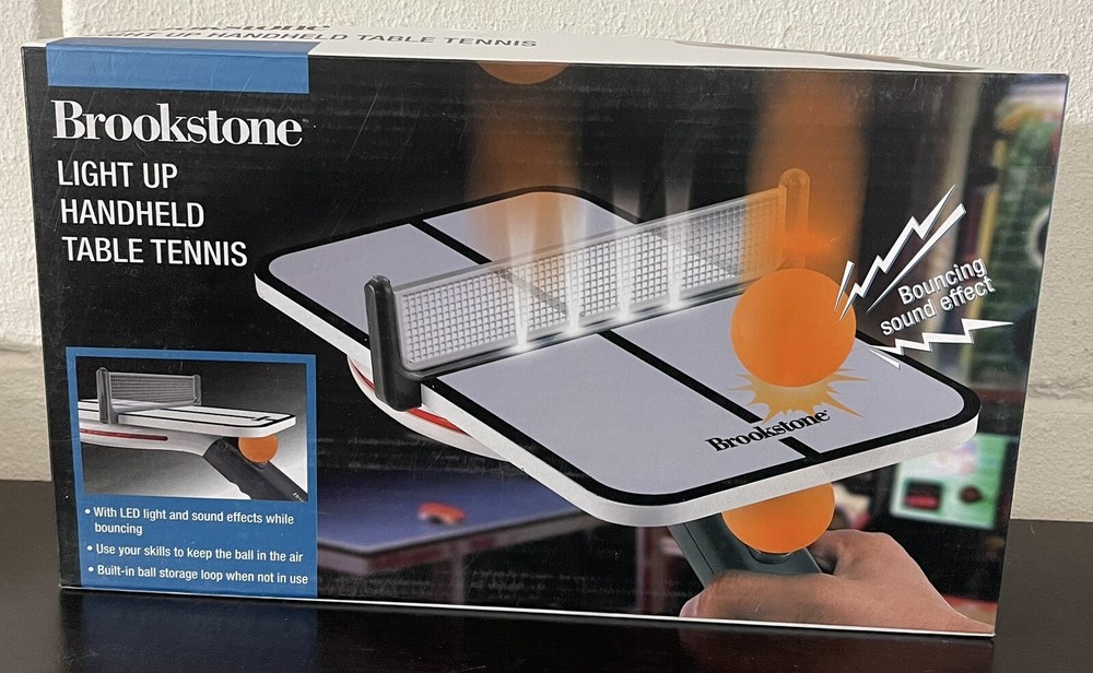 Bookstone Light Up Handheld Table Tennis