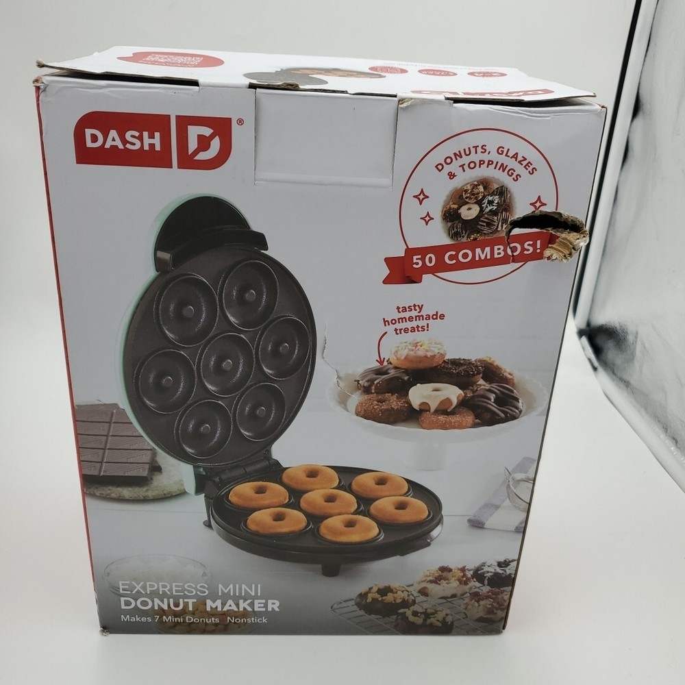 Dash D Express Mini Donut Maker New Nonstick