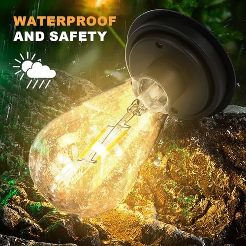Replacement Solar Light Tops-Solar Light Bulbs for Outside-Solar 1 PACK