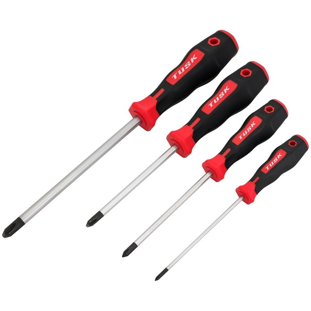 TUSK JIS Screwdriver Set Red