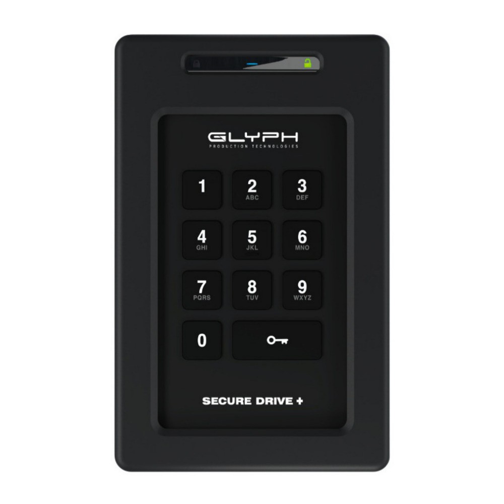 Glyph SecureDrive Plus Encrypted 1TB Solid State Drive with Keypad