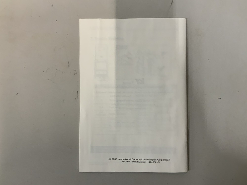 ICT A6/V6 series Bill Acceptor installation Guide