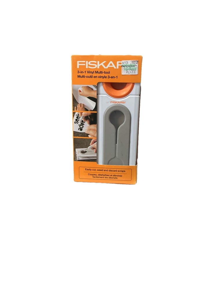 FISKARS 3-in-1 Vinyl Multi-Tool Sharp Cutter, Discards *FREE SHIP* LAST ONE