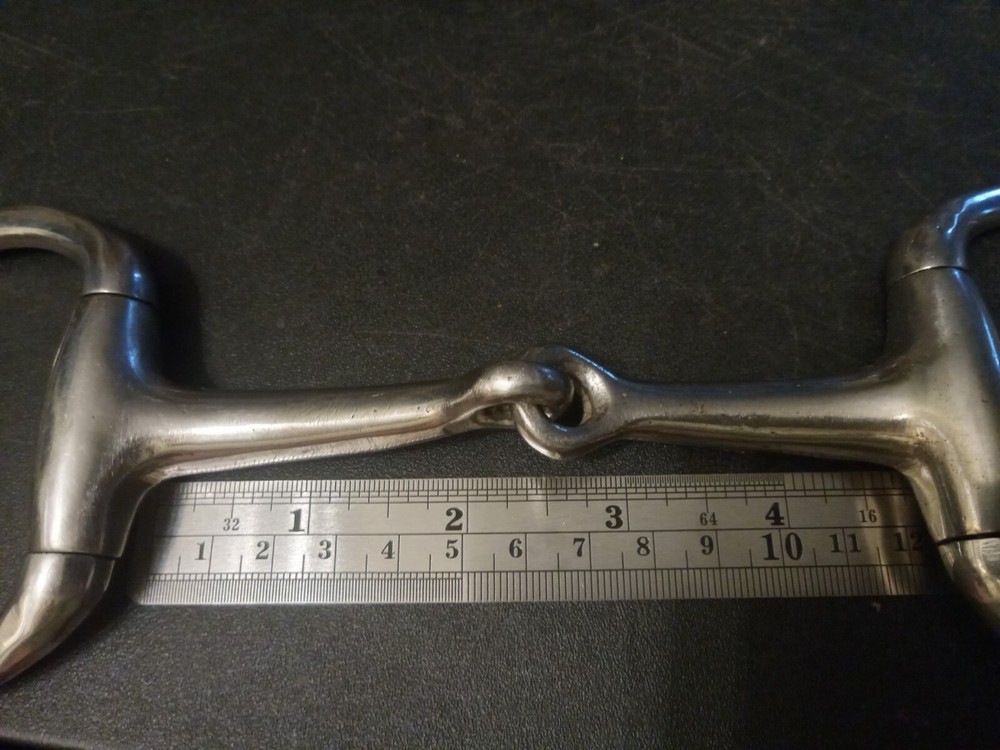eggbutt snaffle bit stainless steel 4 1/2 in mouth