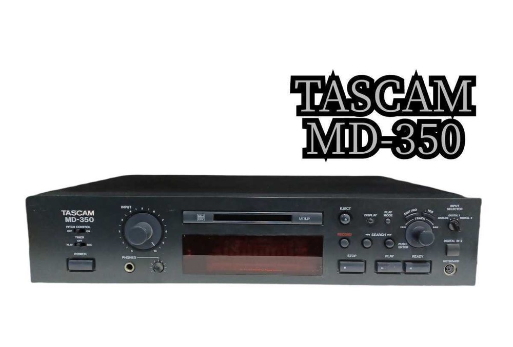 TASCAM MD-350 MINI DISC PLAYER / RECORDER MD DECK