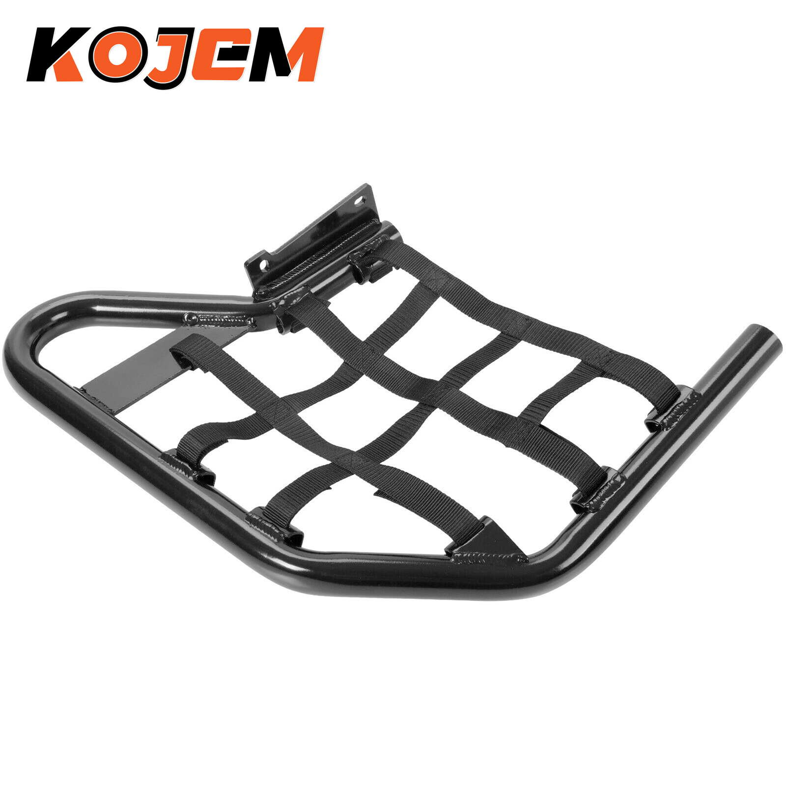 Nerf Bars For Yamaha Raptor 700 YFM 700 YFM700R Black W/ Black Net All Years