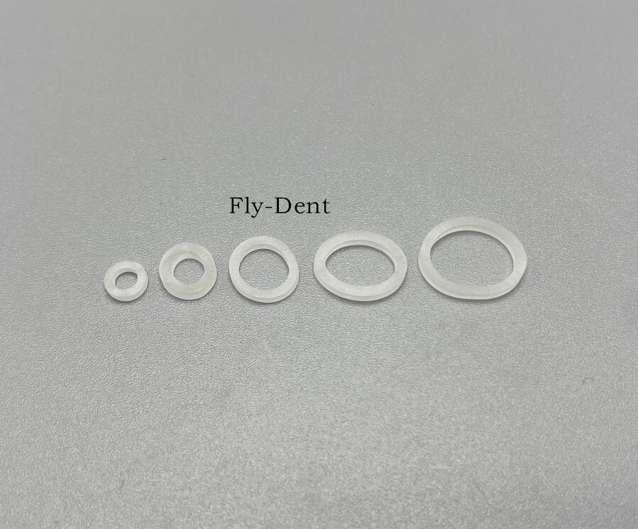 100Pcs Rubber Bands Dental Orthodontic Elastics Latex Braces 2.5/3.5/4.5/6.5OZ