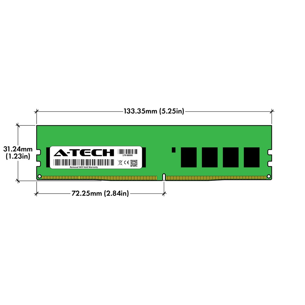 16GB PC4-25600 ECC UDIMM (Samsung M391A2G43BB2-CWE Equivalent) Server Memory RAM