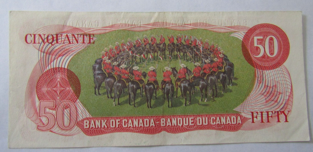 CANADA, $50 , LAWSON / BOUEY, Prefix EHA, 1975