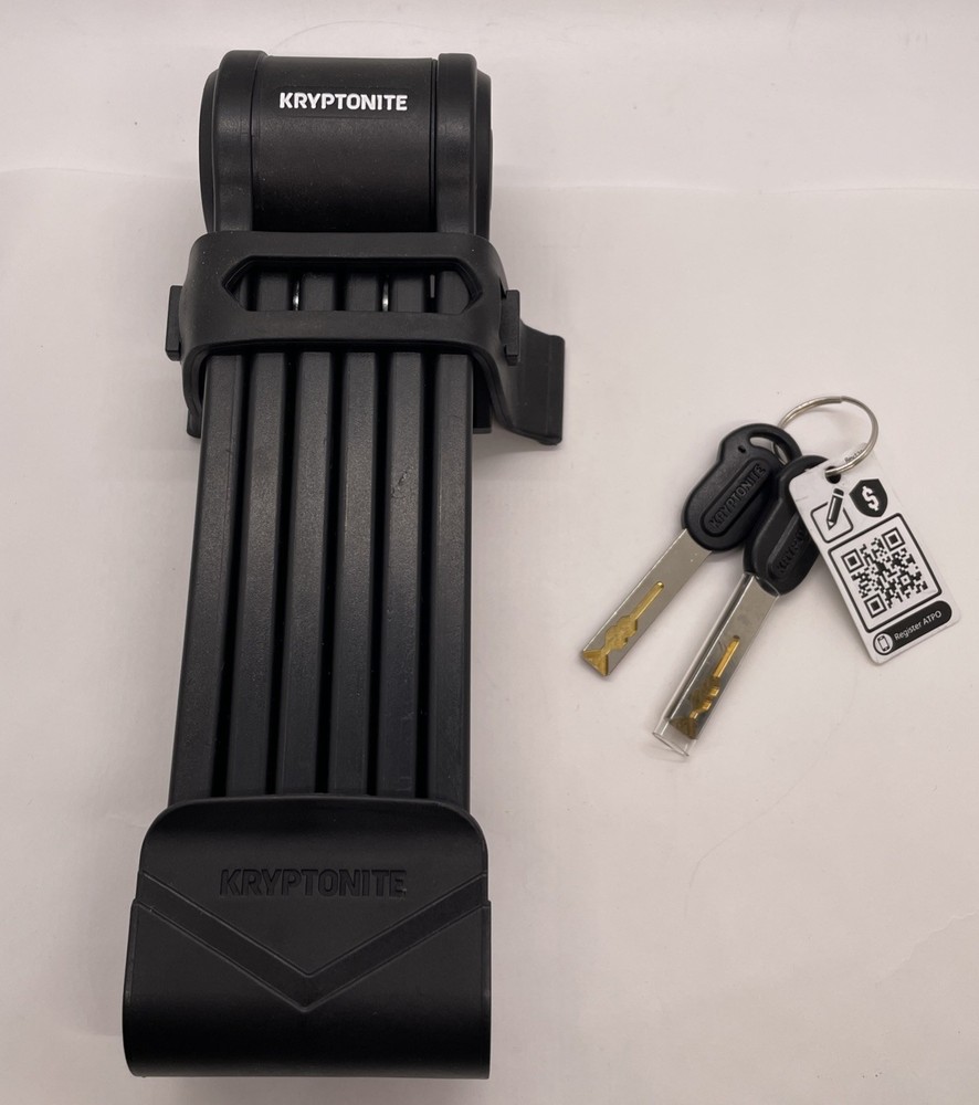 Kryptonite Keeper 585 Folding Lock With Keys 3mm, 85cm