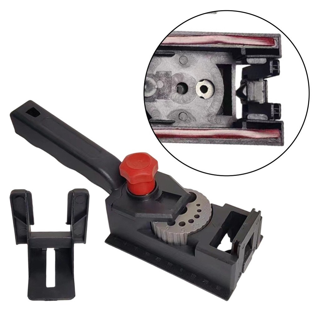 Dowel Drill Guide Adjustable Locator Integrated Drill Sleeve for Chippl