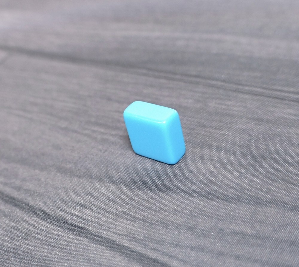 Azul | Plain Blue Resin Tile Piece | Official Replacement/Extra Game Piece