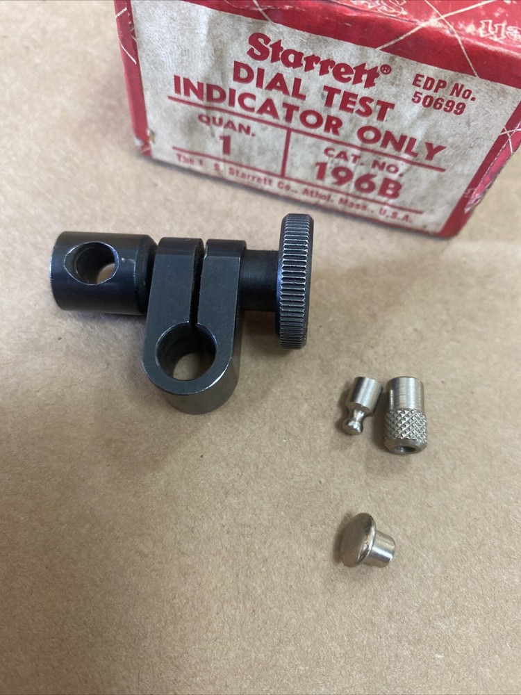 Starrett 657A 196B Magnetic Base, Swivel Post Assembly, And Indicator Set