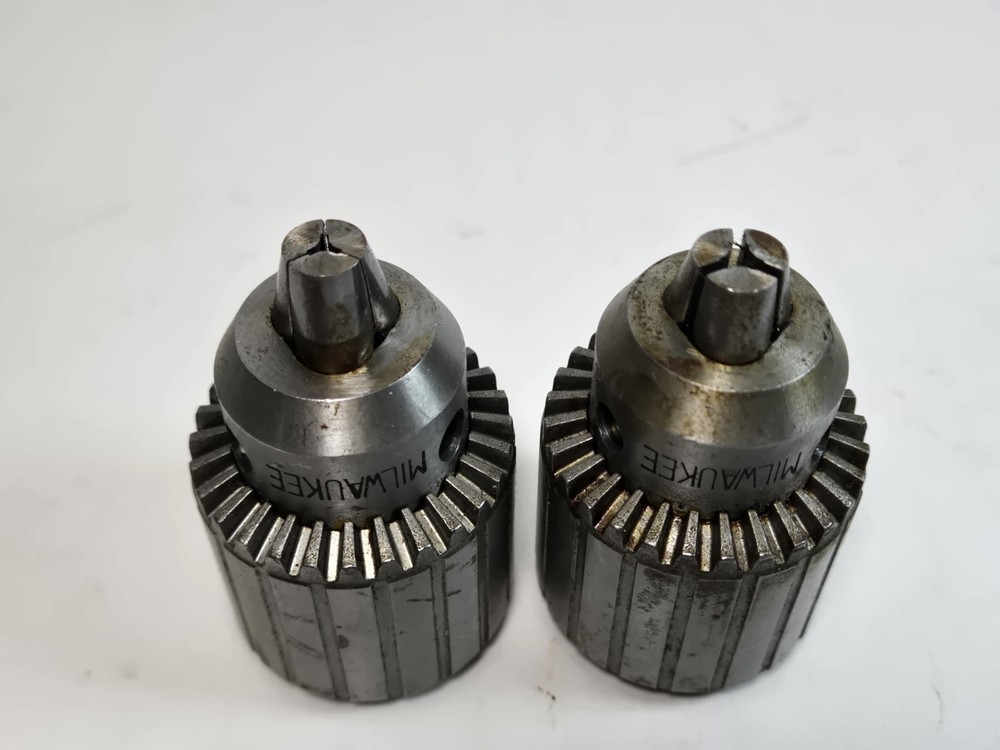 Lot 2 Milwaukee Drill Chuck Thd 5/8-16