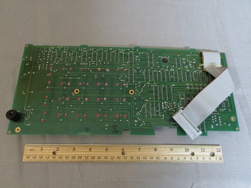HP Hewlett Packard 3497A Data Acquisition/Control Unit Front Panel PCB