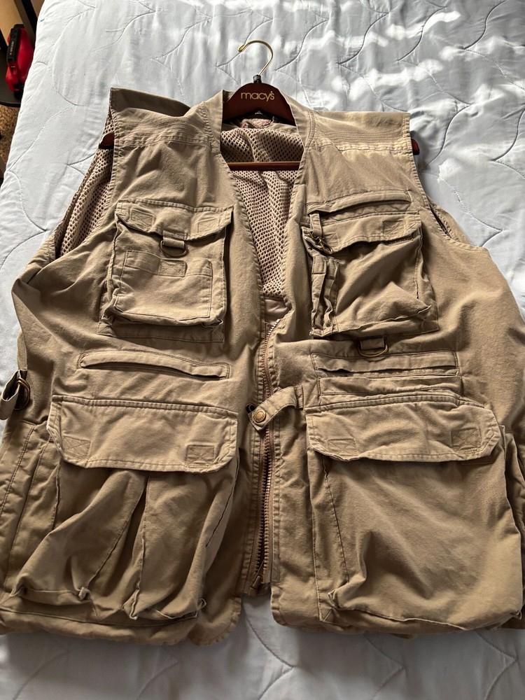 Cabela's safari jacket photographer vest.  NEVER WORN.