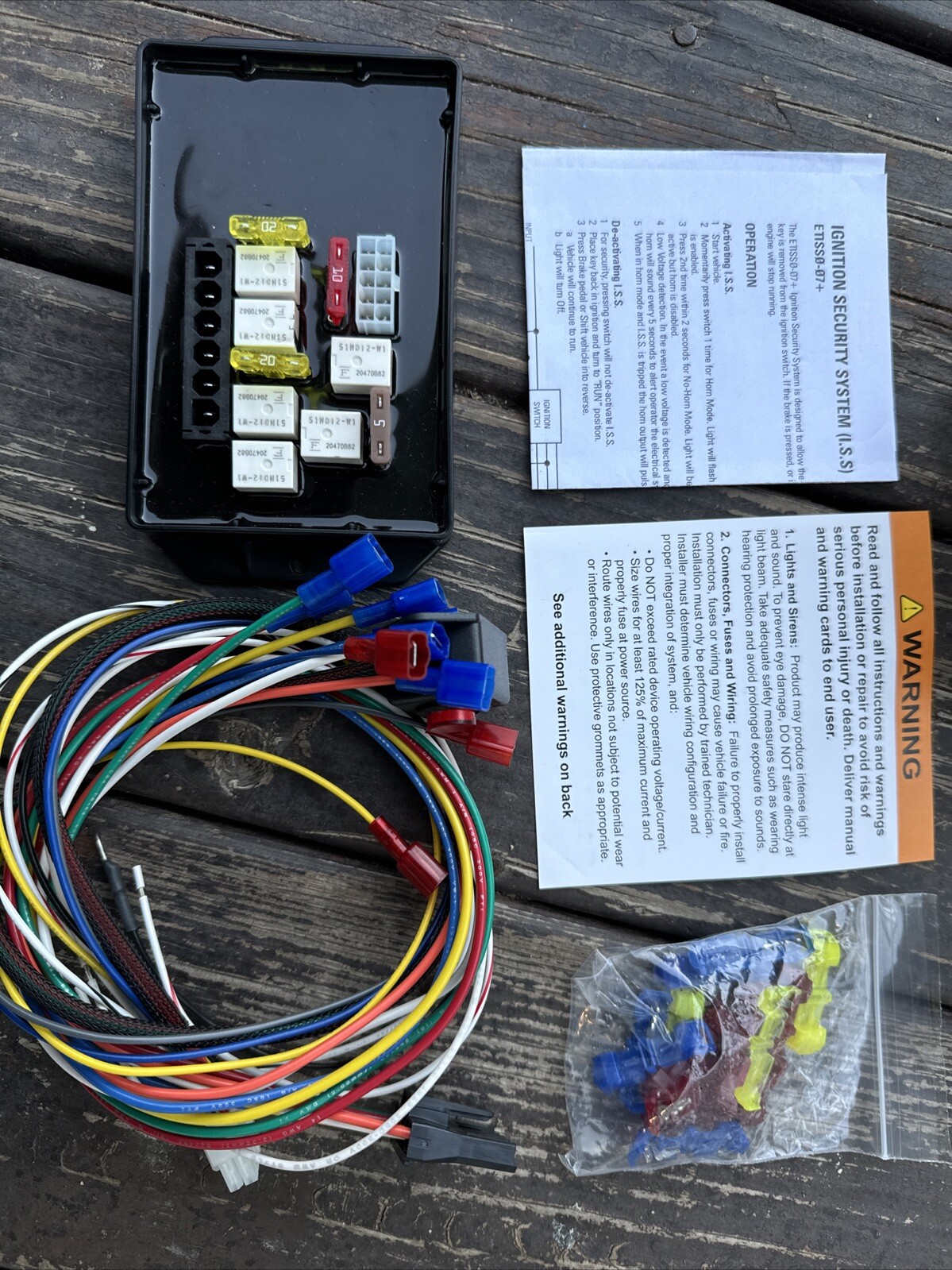 Sound Off Signal SOS ETISS0-07+ Ignition Security System