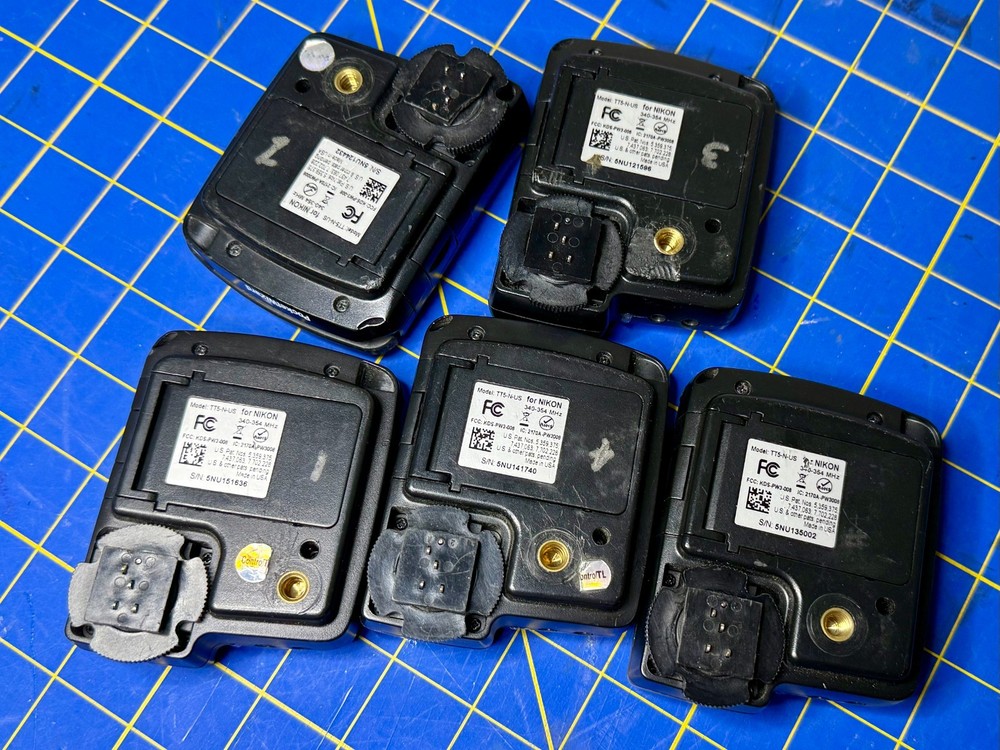 PocketWizard Wireless Flash/Camera Trigger Kit NIKON Flex TT5 Mini TT1 AC3