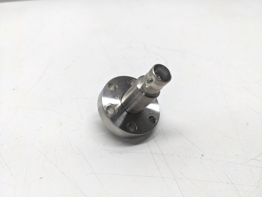 MDC 1.33" "Mini" Conflat UHV Single Pin Electrical Vacuum Feedthrough