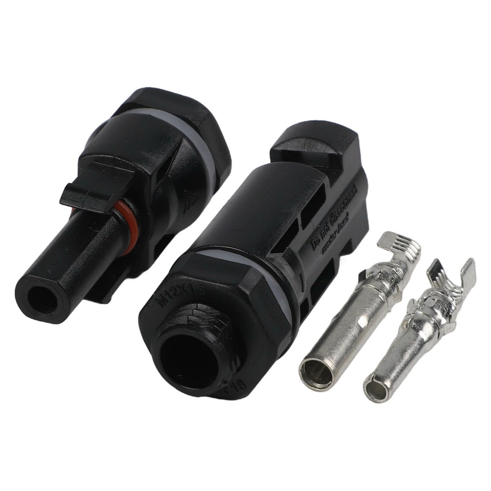 PV Cable Compatible Connector for Solar Panel Power Distribution (5 Sets)