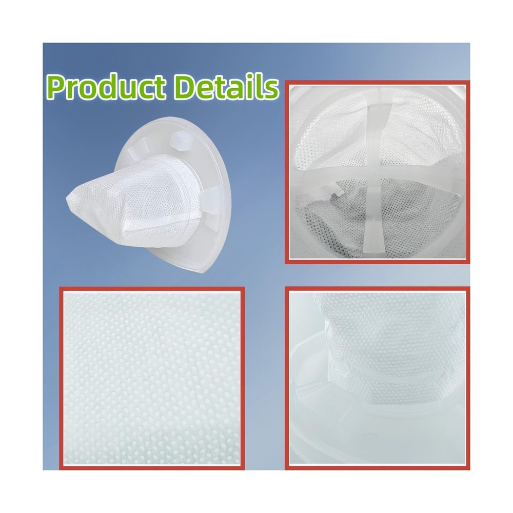 5 Pack Replacement Filter Compatible with Black & Decker VF110 Dust... Fast Ship