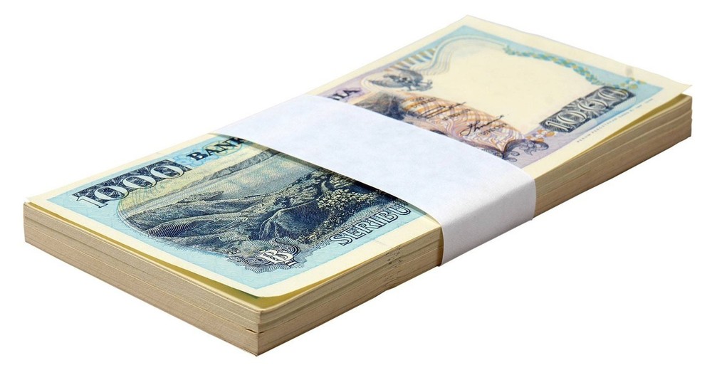 Indonesia 1000 Rupiah, 1996, P-129e, UNC X 100 PCS Bundle Pack