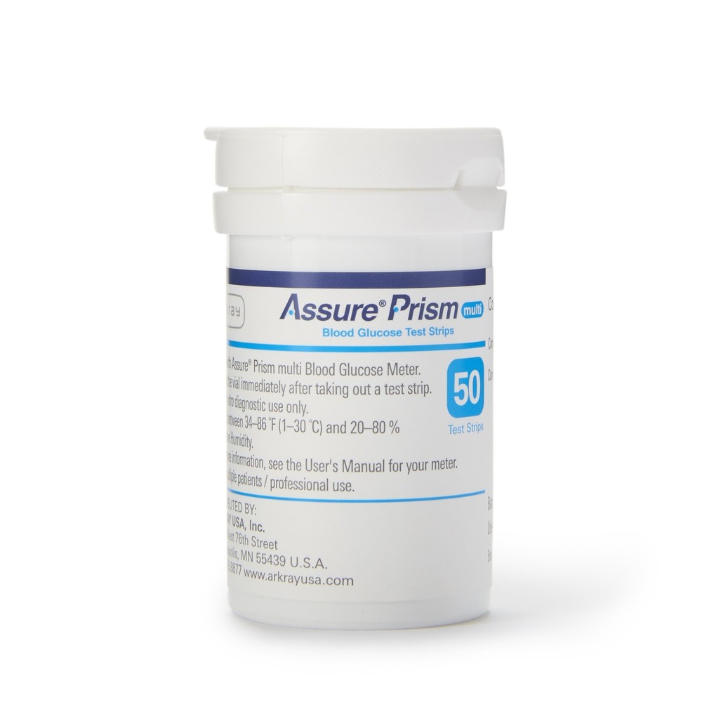 Assure Blood Glucose Diabetic Test Strips Automatic Coding 530050 50 Per Box